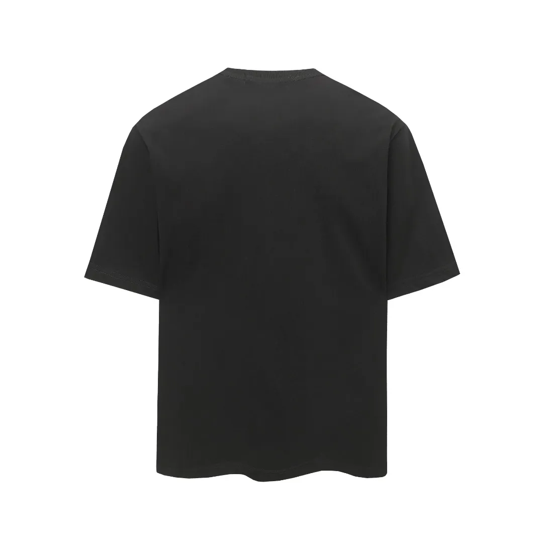 2025ss New Arrival Classic t Quality - 2 - os 220 -26 280g - 320g - Quality ：Black White Size: xs-L